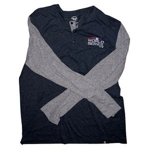 ‘47 MLB World Series 2018 Long Sleeve Henley - XL